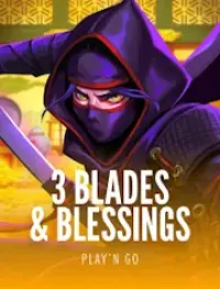 3 blades and blessings slot logo
